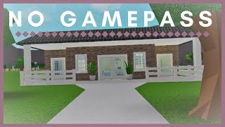 Roblox Welcome To Bloxburg No Gamepass House By Popcornsoup - roblox welcome to bloxburg little suburban home by popcornsoup
