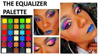NEW!!! Sample Beauty THE EQUALIZER Palette - GRWM - Rainbow Cut Crease & Swatches