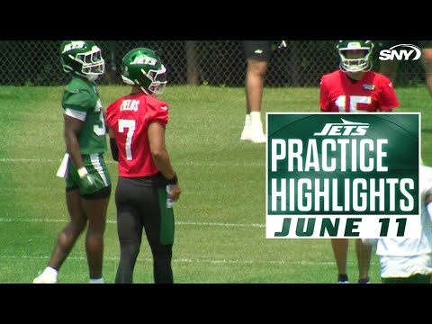 Jets Mini Camp Highlights | Justin Fields, Garrett Wilson, Sauce Gardner | 6/11/25
