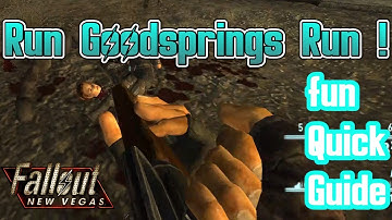 Quick Run: Run Goodsprings Run side quest FNV