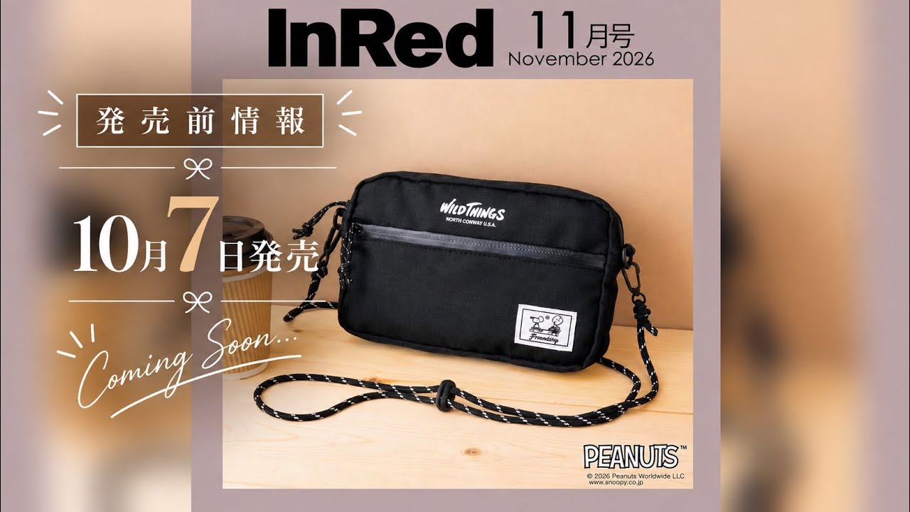 【非売品】Make Something Wonderful Early Look Before 10/7 Release!】WILD THINGS x SNOOPY Shoulder Bag