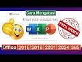 GAMPANG‼ CARA MENGATASI ENTER YOUR PRODUCT KEY MICROSOFT OFFICE 2016 / 2019 / 2021 / 2024 Pakai CMD