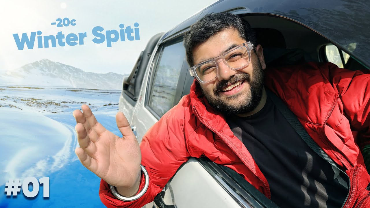 #01 Roadtrip Begins! We are going Winter Spiti 🥳🤯🥶 (-20c)