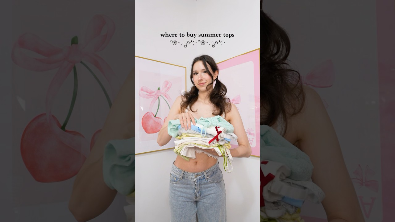 Where to buy cute summer tops! 🎀🫶🏼