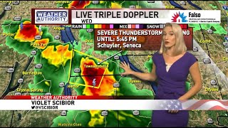 Tracking thunderstorms with the potential for flooding, hail, and high winds!