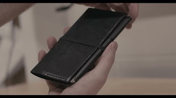 Leather Field Notes Journal Cover Product Video