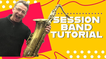 How to Use SessionBand for Saxophone Practice | Backing Track App Tutorial