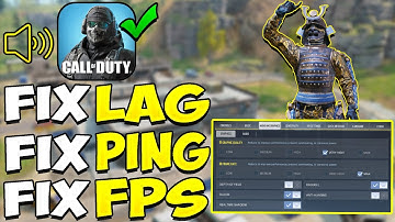 Fix Cod Mobile LAG + PING + FPS Commentary Tutorial | CODM Best Settings for Low End Device