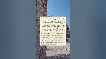 سورة آل عمران- الشيخ ماهر المعيقلى-آيات ١٣٩-١٤١-Surah Ali’Imran-Sh.Maher Al Mu’aiqly-verses 139-141
