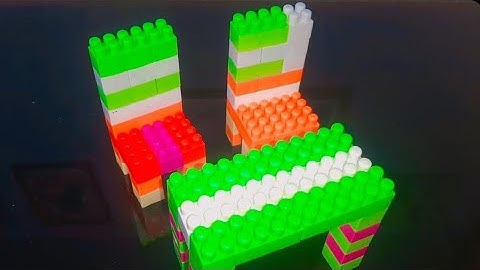 Satisfying DIY  table chair building blocks/block game/ Lego block #asmr#asmrsounds #buildingblocks