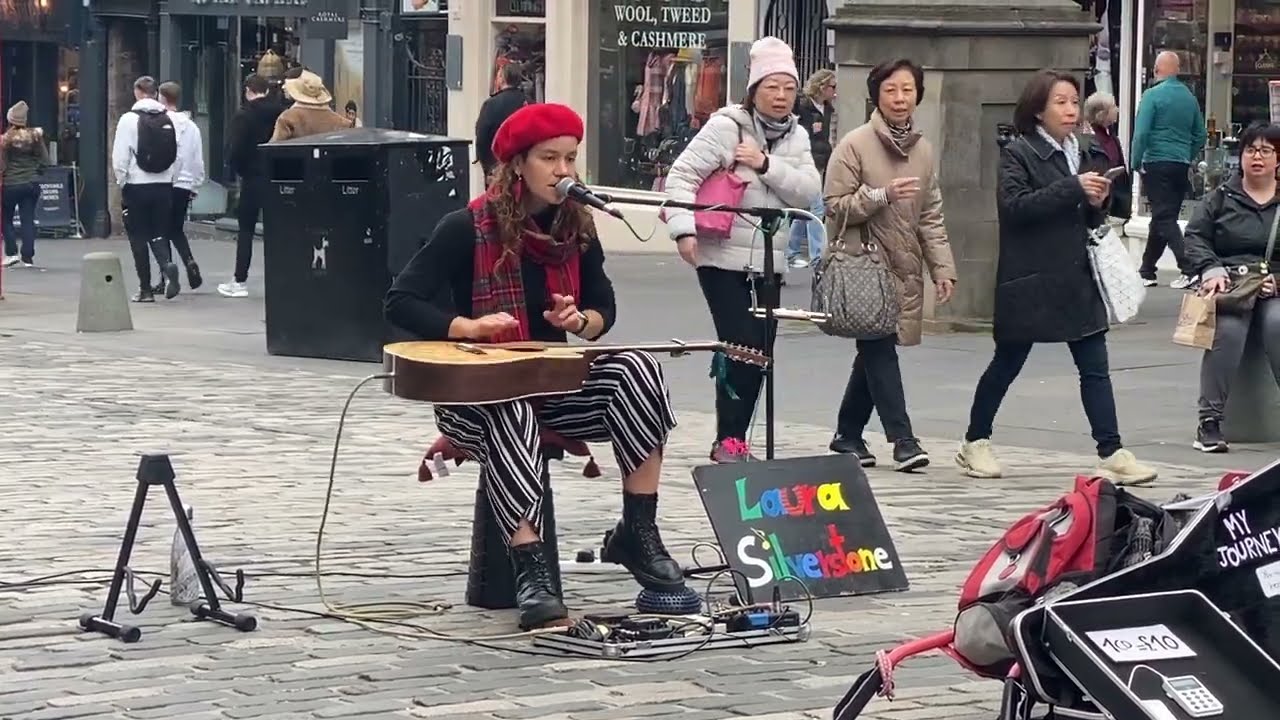 THE WAY SHE PLAYS GUITAR! Laura Silverstone plays ORIGINAL SONG 