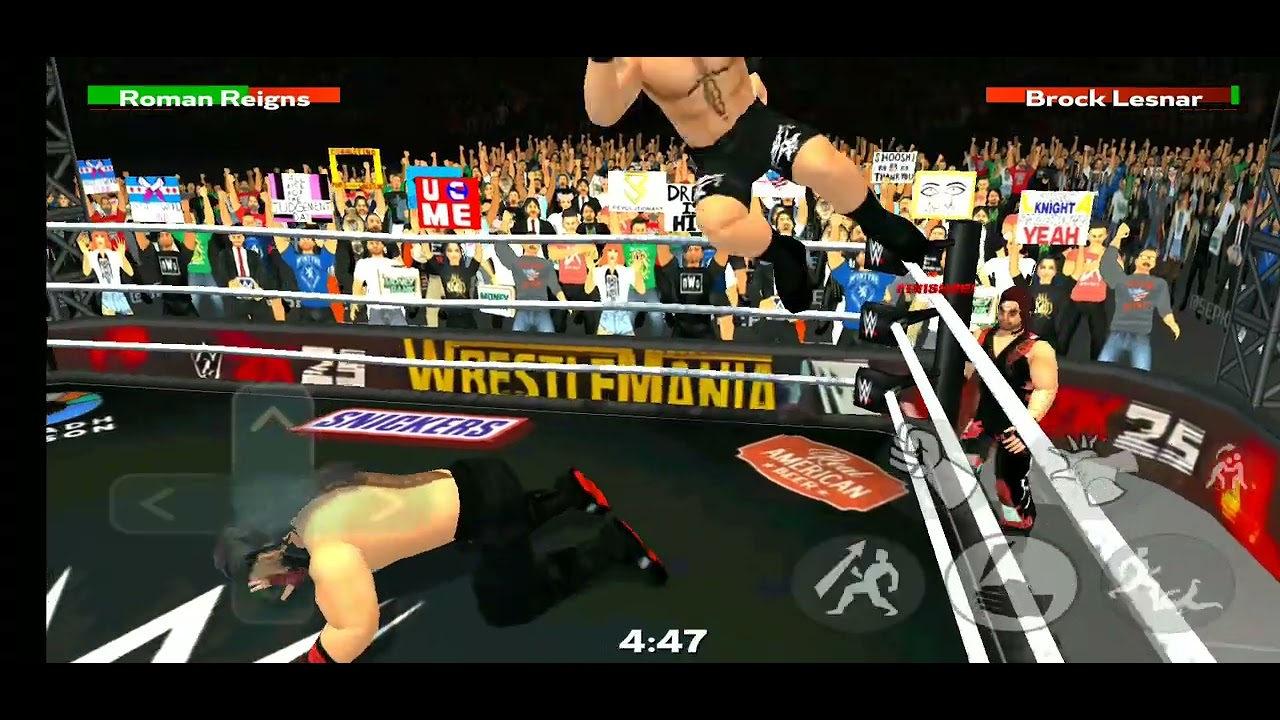 Wr3d Roman Reigns vs Brock Lesnar