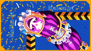 🐍WORMSZONE.IO | Giant Slither Snake Top 01 🏆 | Epic Worms Zone Biggest Snake Gameplay! | Kalun yt