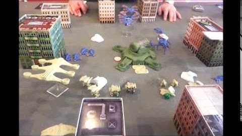 Dropzone Commander Battle Report #7 Laser On/Objective Off 1500 points PHR vs Shaltari