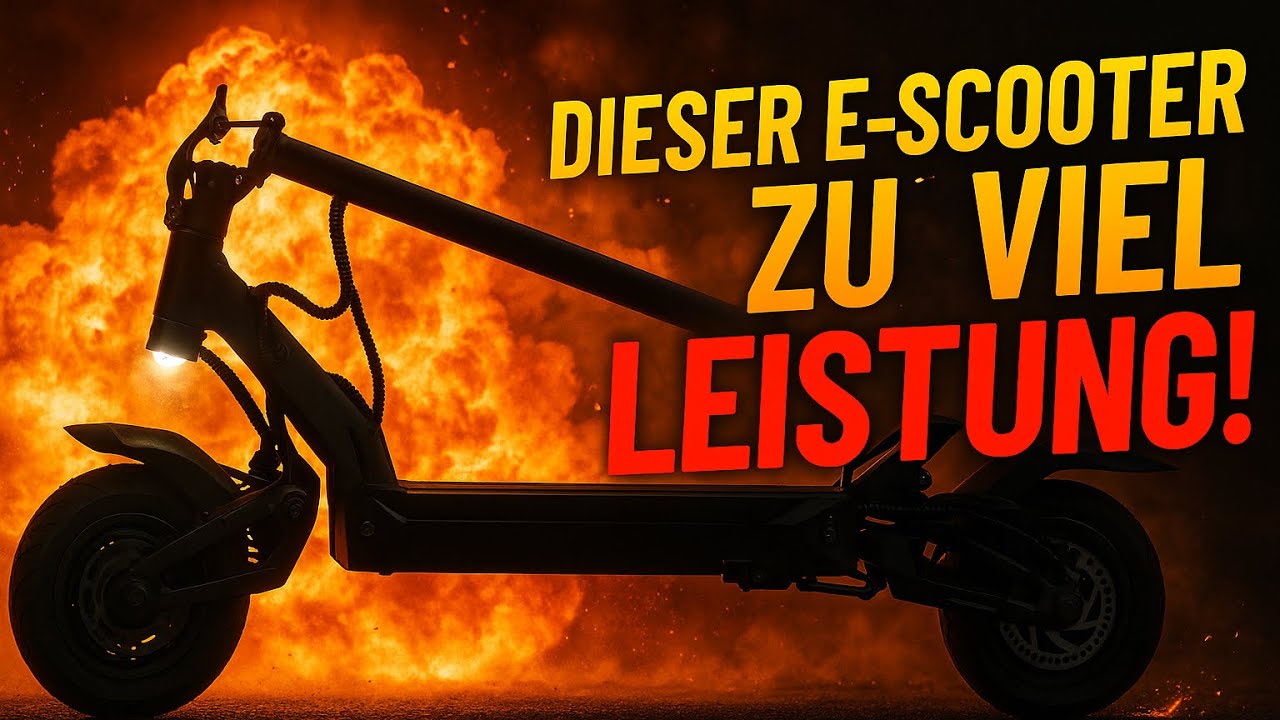 Dieser ESCOOTER hat ZUVIEL LEISTUNG