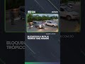 Bloqueo en la ruta al Trópico tras apagón