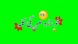 Eid Mubarak Poetry Green Screen