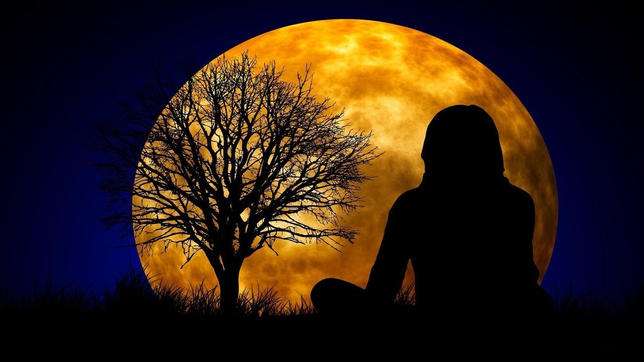 30 Minutes Relaxing Healing Music for Calm Peace Meditation - Full Moon Meditation
