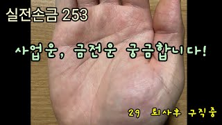 실전손금 253. 사업운, 금전운 궁금합니다 | 실전손금보기 ✋️