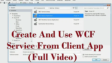Create A WCF Service And Use WCF Service From Client Application With Example [Full Video]