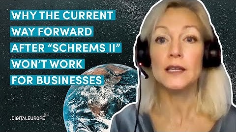 Why the current way forward after Schrems II won