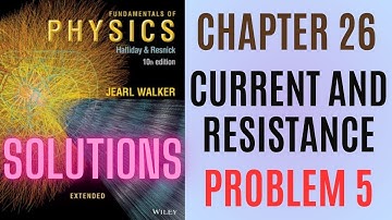 Halliday resnick chapter 26 problem 5 solution | Fundamentals of physics 10e solutions
