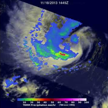 TRMM Flyby of Subtropical Storm Melissa