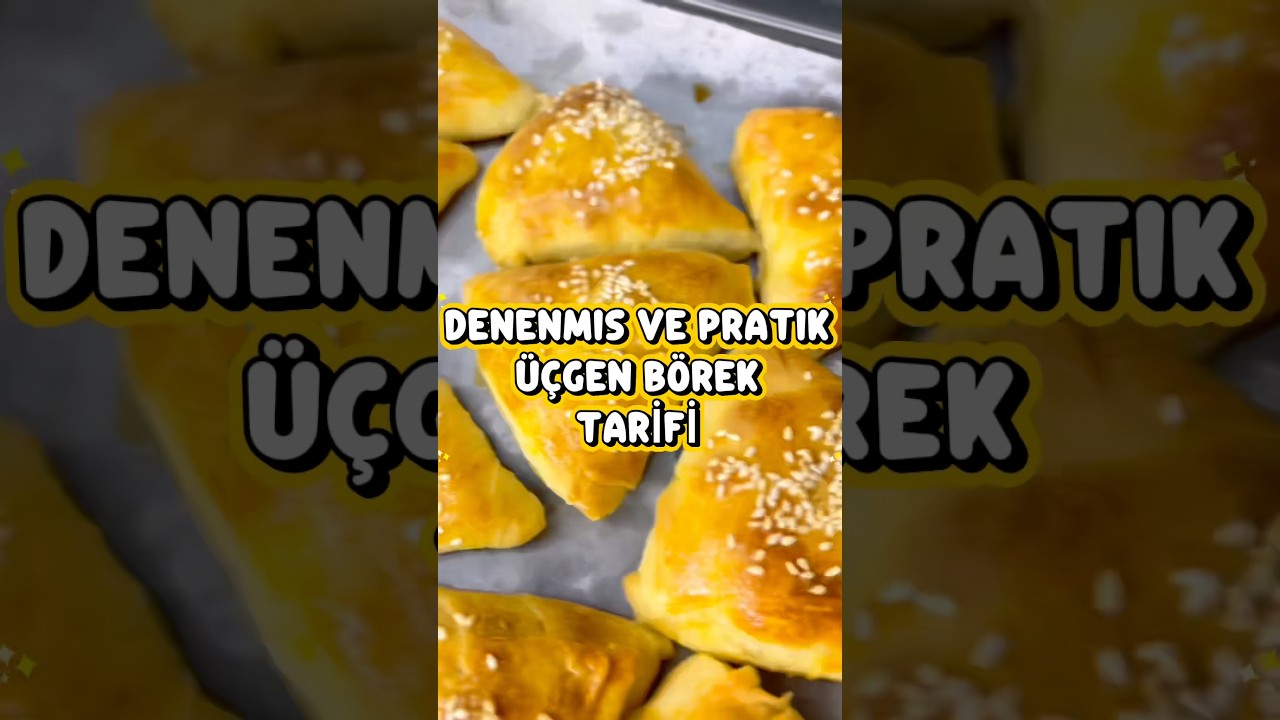 PRATİK ÜÇGEN BÖREK✨TARİF AÇIKLAMADA♥️