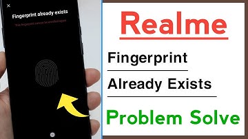 Realme Fingerprint Already Exists Problem Solve