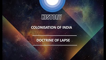 Doctrine of Lapse (HISTORY) || Lord Dalhousie || British Rule || Annexation of Awadh and others