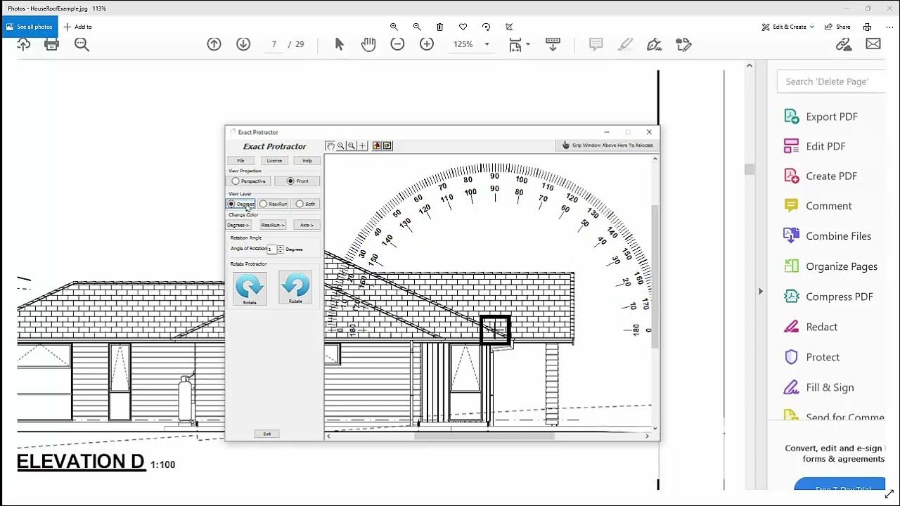 Exact Screen Protractor Demo YouTube