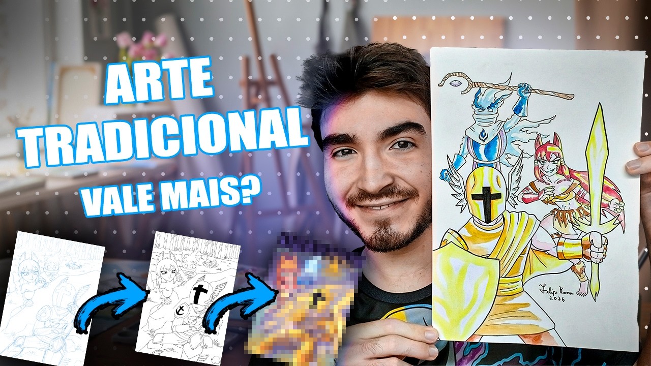 Desenho Tradicional VS Digital - Qual é o melhor?