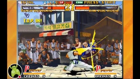 GAROU: MARK OF THE WOLVES android game with controller support gameplay live