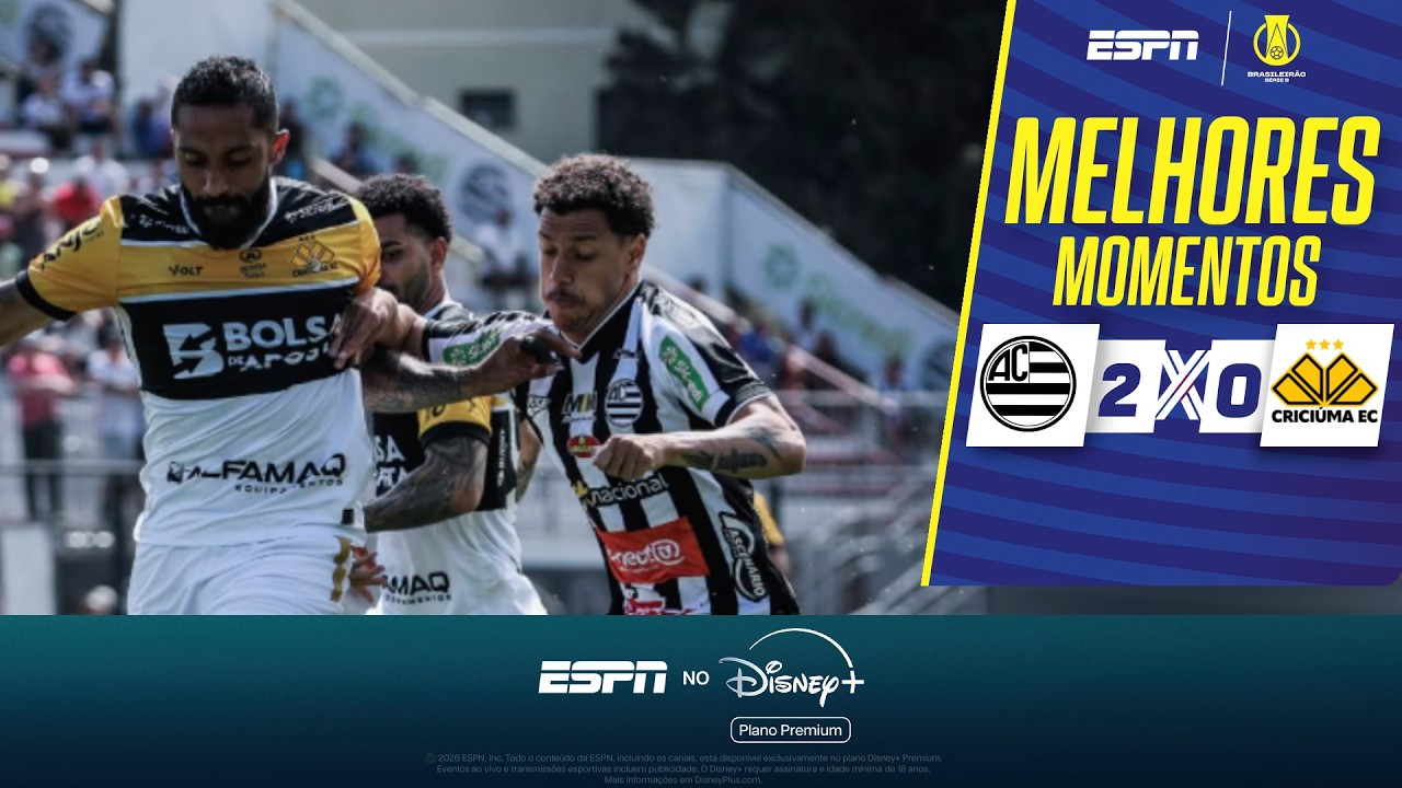 ATHLETIC SURPREENDE O CRICIÚMA E BATE O LÍDER DA SÉRIE B, ENCERRANDO SEQUÊNCIA DE 15 JOGOS INVICTO!
