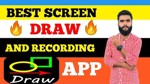 Best screen draw app for android / how to draw your screen/ how to highlight app on screen recording
