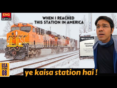 AMERICAN TRAINS | Why NOT popular like INDIAN RAILWAYS! - (Eng Sub) - USA ep. 8