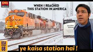 AMERICAN TRAINS | Why NOT popular like INDIAN RAILWAYS!  (Eng Sub)  USA ep. 8