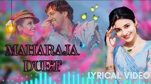 #Maharaja Duet ✓✓Lyrical video ✓✓ udit narayan Kavita Krishnamurthy || Govinda. Manisha Koirala