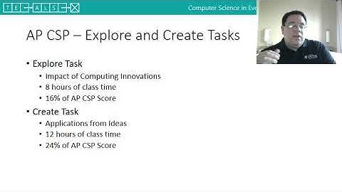PLTW AP CSP Explore+Create Tasks