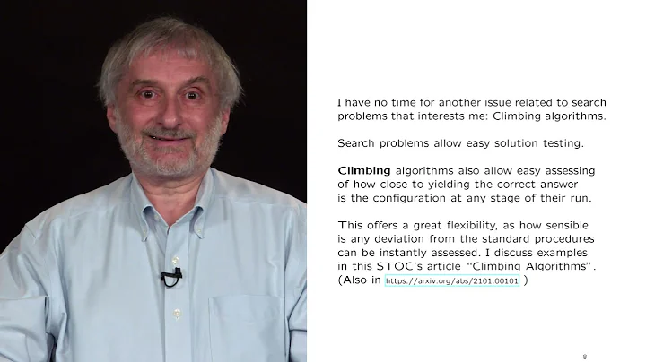 Professor Levin Lecture from STOC 2021