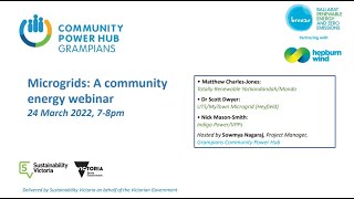Grampians  CPH Webinar IV: Microgrids