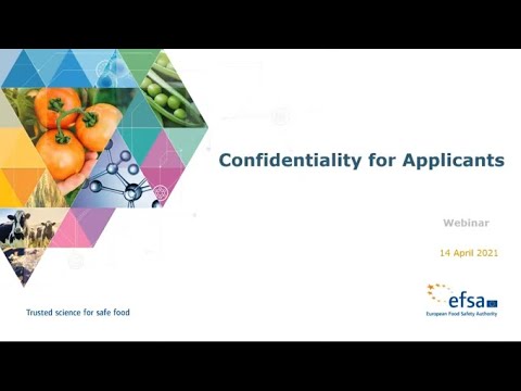 Webinar: Confidentiality for applicants/business operators