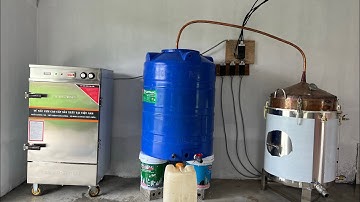 Combo Nồi Hơi Nấu Rượu và Tủ Nấu Cơm bằng điện hiện đại và siêu tiết kiệm điện