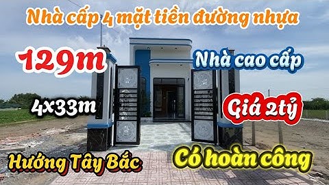 Đất Cần Giuộc Giá Rẻ| Nhà cấp 4 phong cách năm 2024 mặt tiền đường nhựa.