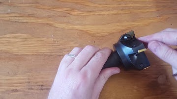 "Sharpening" (Indexing) the 3" Accusize Carbide End Mill