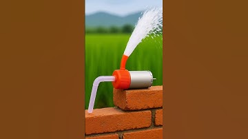 How to make a diy amazing new DC Motor water pump #shorts
