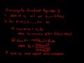 conjugate gradient method for nonlinear functions - YouTube