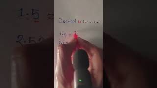 How to Convert Decimals to Fractions FAST #MathShorts #MathHacks #TKLearningHub #QuickMath
