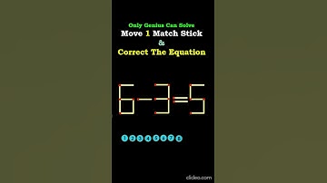 #viralshorts #shorts #trending #matchstick PUZZLE 78 Move 1 Match Stick & Correct The Equation