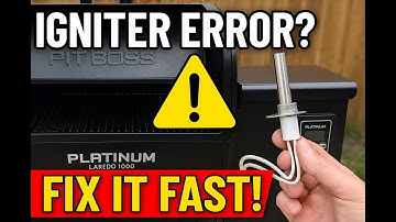 Pit Boss Igniter Fix | Replacing Laredo 1000 Igniter After Malfunction Error Code